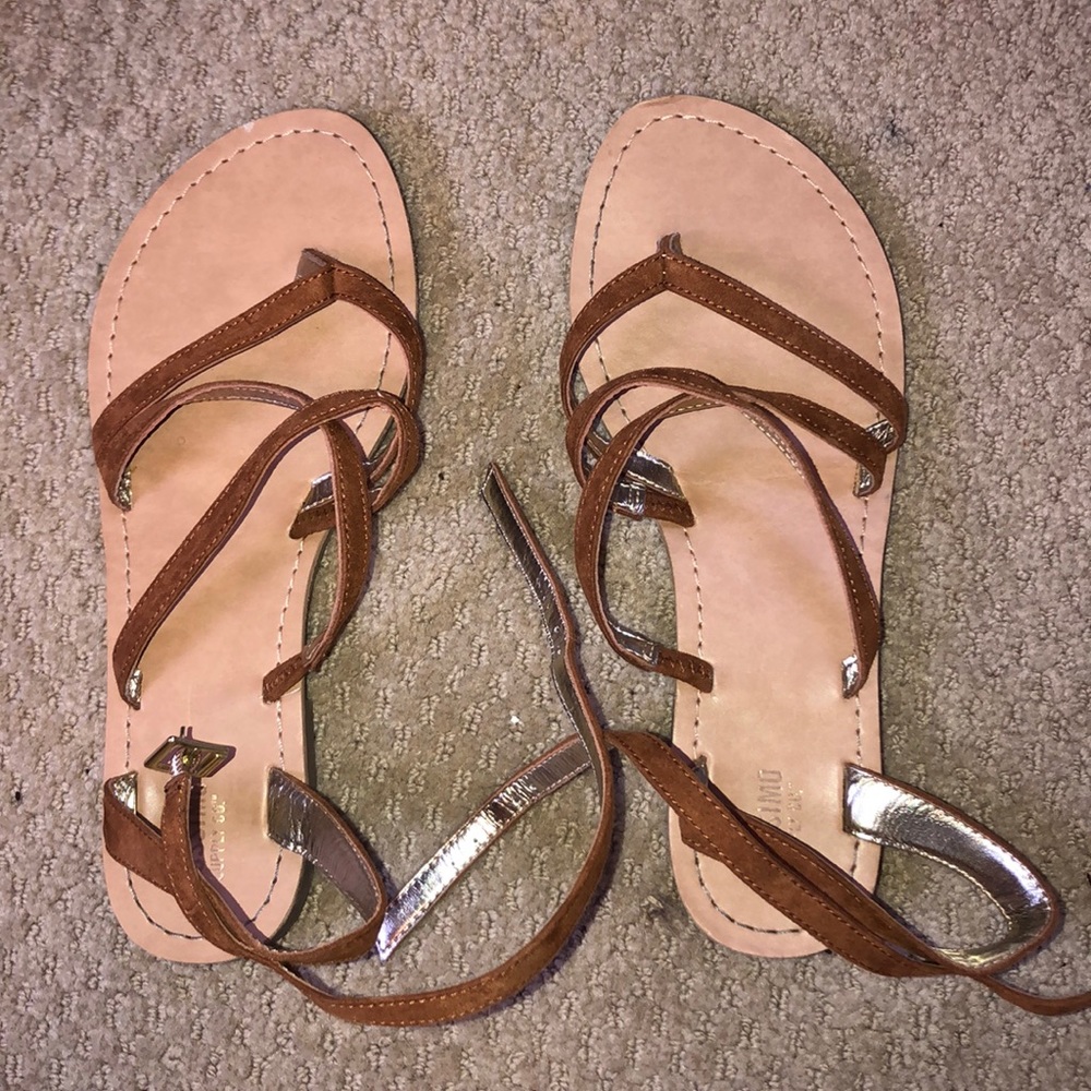Strappy Tan Mossimo Sandals